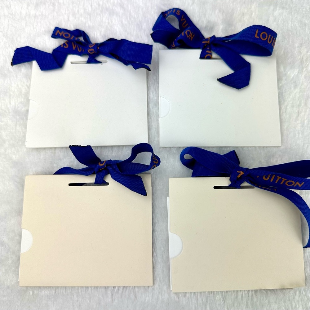 Louis Vuitton bag gift card tag. NEW with ribbon PICK ONE! - Picture 2 of 3